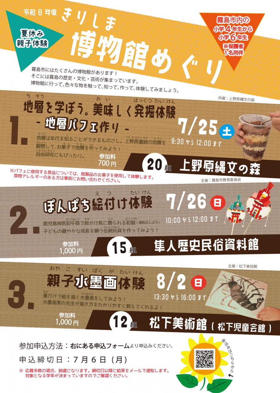 博物館めぐりチラシ