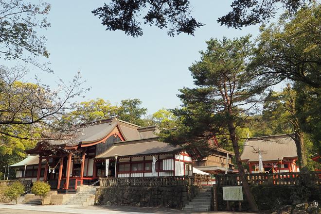 鹿児島神宮本殿拝殿勅使殿摂社四所神社本殿