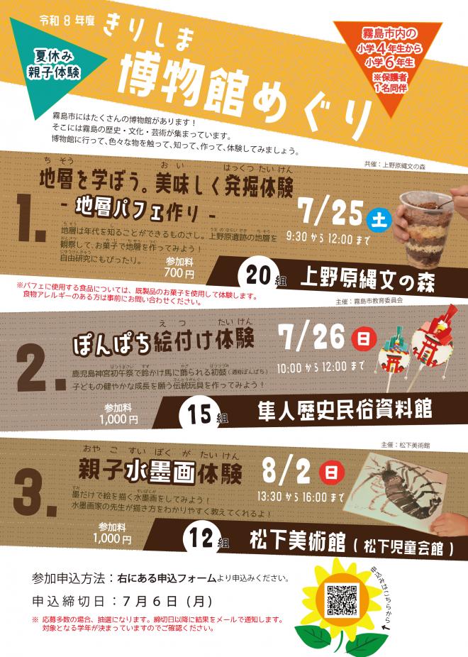 博物館めぐりチラシ