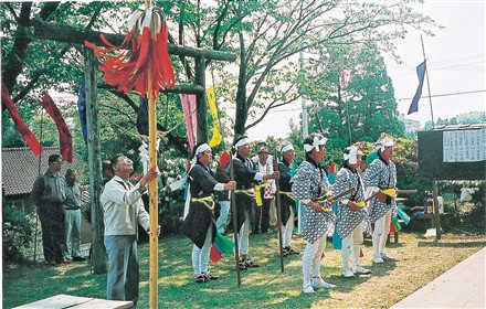 桂内棒踊り写真