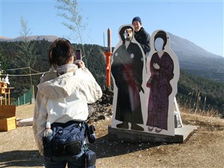 坂本龍馬と妻お龍の写真撮影用パネル2