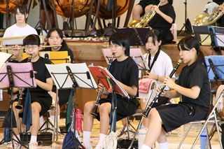 霧島中学校吹奏学部の演奏会