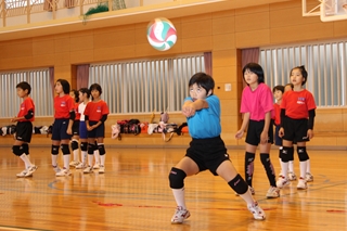 永富有紀（あき）さんのバレーボール教室3