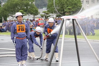 霧島市消防団消防操法大会2