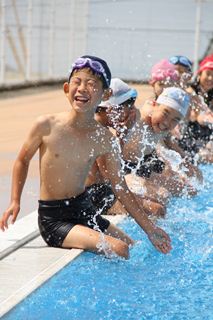 高千穂小学校プール開き