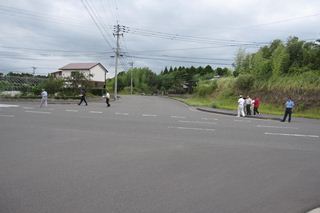 秋の交通安全総点検～溝辺町陵南地区2