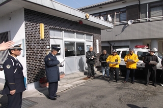 隼人町内山田2丁目の交通死亡事故現場診断・検討会1