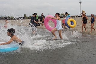 国分キャンプ海水浴場錦江湾クリーンアップ作戦4