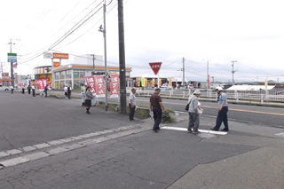 現場の視察状況