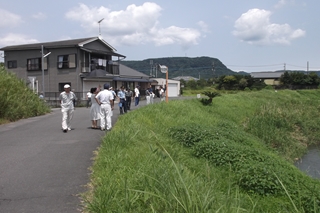 現場の状況視察