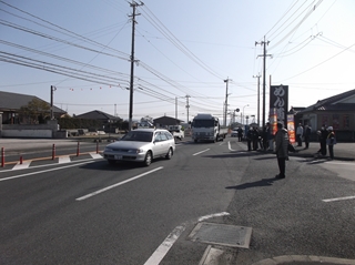 現場の視察状況