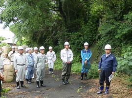 災害危険個所点検の画像