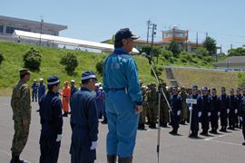 霧島市総合防災訓練の画像