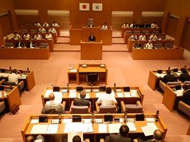 霧島市議会定例会本会議一般質問の画像