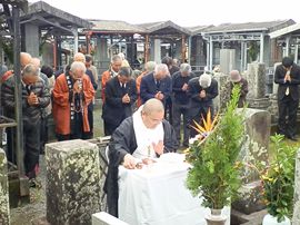 薩摩義士山元八兵衛命日慰霊祭の画像