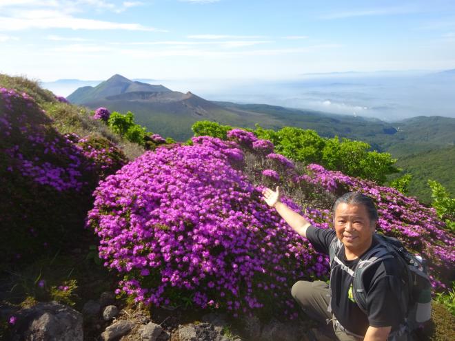 韓国岳登山調査