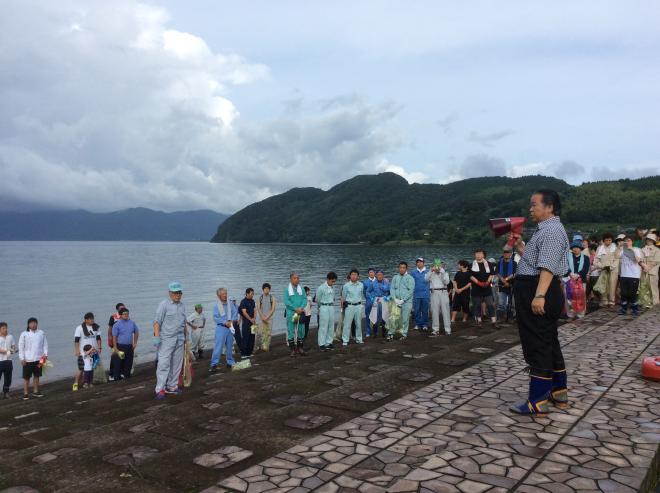 錦江湾クリーンアップ作戦小浜海岸