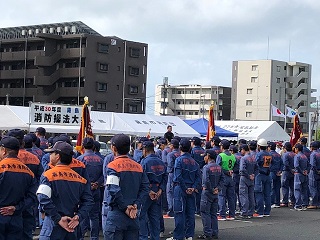 市消防団消防操法大会1