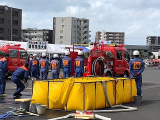 市消防団消防操法大会2