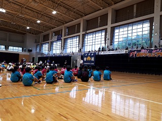 霧島市スポーツ少年団結団式