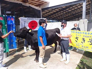 全共出品者落合さん（さき号）