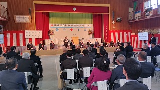 国道220号牛根境防災着工式