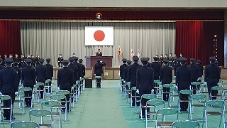 令和5年度自衛官候補生入隊式