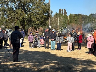 平山地区鬼火焚き
