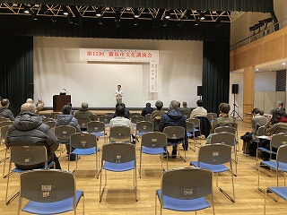 市長があいさつする様子