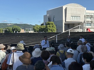 舞鶴大学出発式の写真