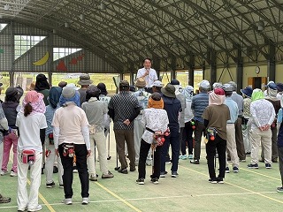 霧島市長杯パークゴルフ大会の写真