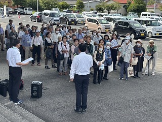 舞鶴大学・大学院出発式の写真