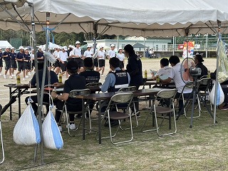溝辺中学校体育大会の写真