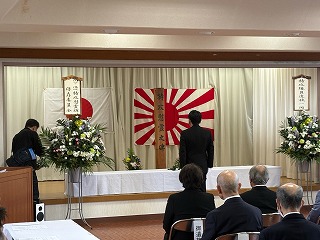 溝辺地区慰霊の集いの様子