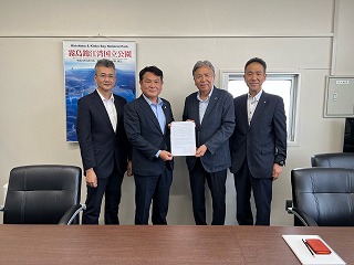 商工会への要請活動の様子