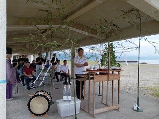 神事の様子