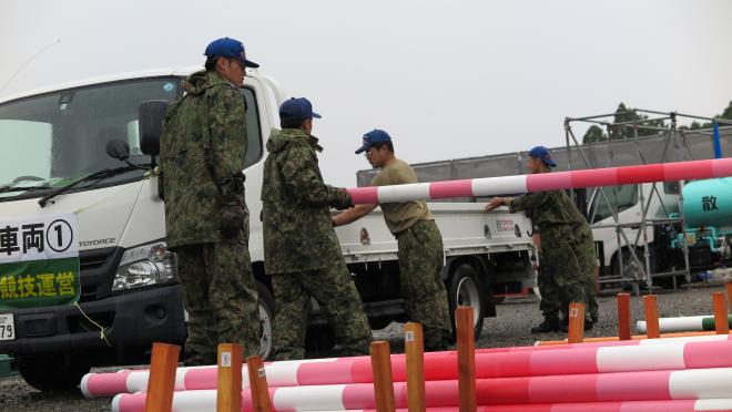 馬術競技リハーサル大会自衛隊2