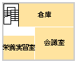 すこやか保健センター2階平面図